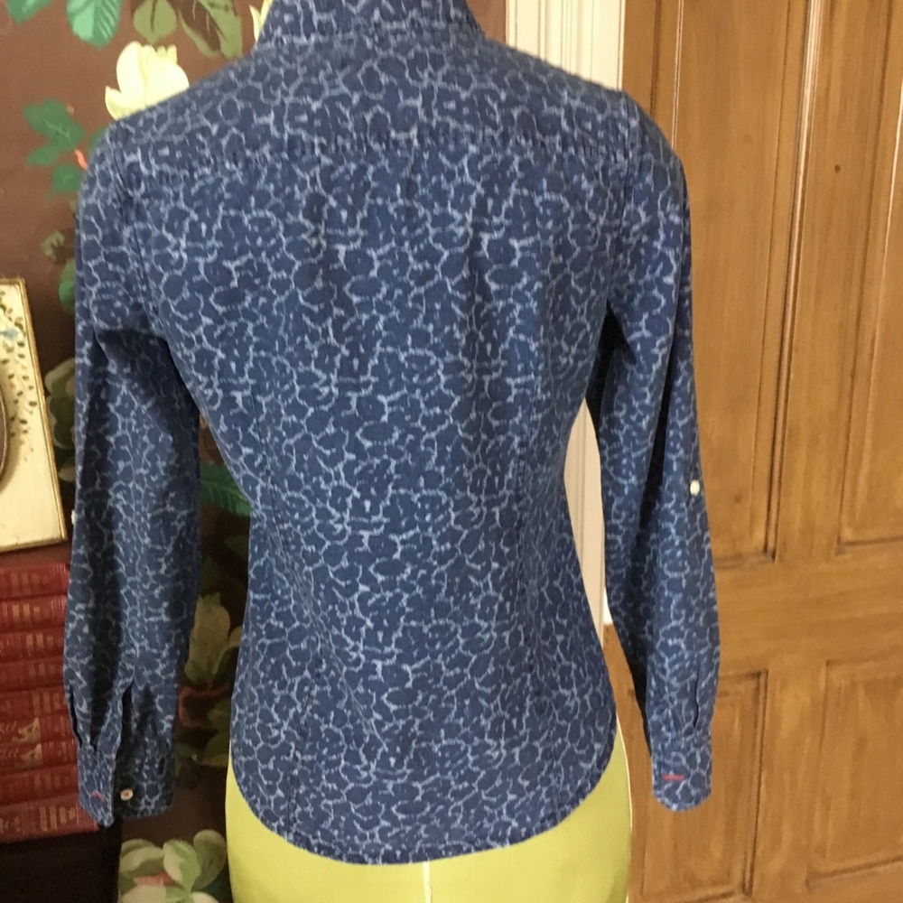 Talbots Blue Button Down Shirt - image 5